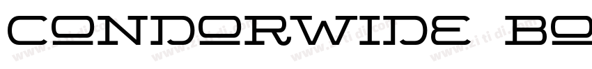 CondorWide Bold字体转换